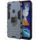 Чохол Samsung Galaxy A11 / M11 Transformer Ring ударостійкий з кільцем сірий