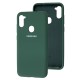 Чохол Samsung Galaxy A11 / M11 Silicone Full зелений / dark green