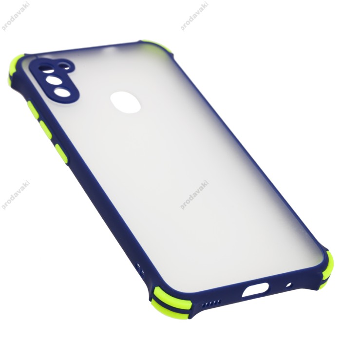 Чохол Samsung Galaxy A11 / M11 LikGus Totu corner protection синій