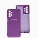 Чохол Samsung Galaxy A13 (A135) Silicone Full camera фіолетовий / purple