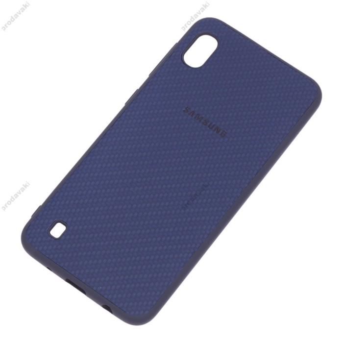 Чохол Samsung Galaxy A10 (A105) Carbon синій