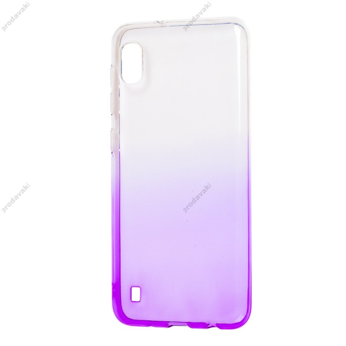 Чохол Samsung Galaxy A10 (A105) Gradient Design біло-фіолетовий