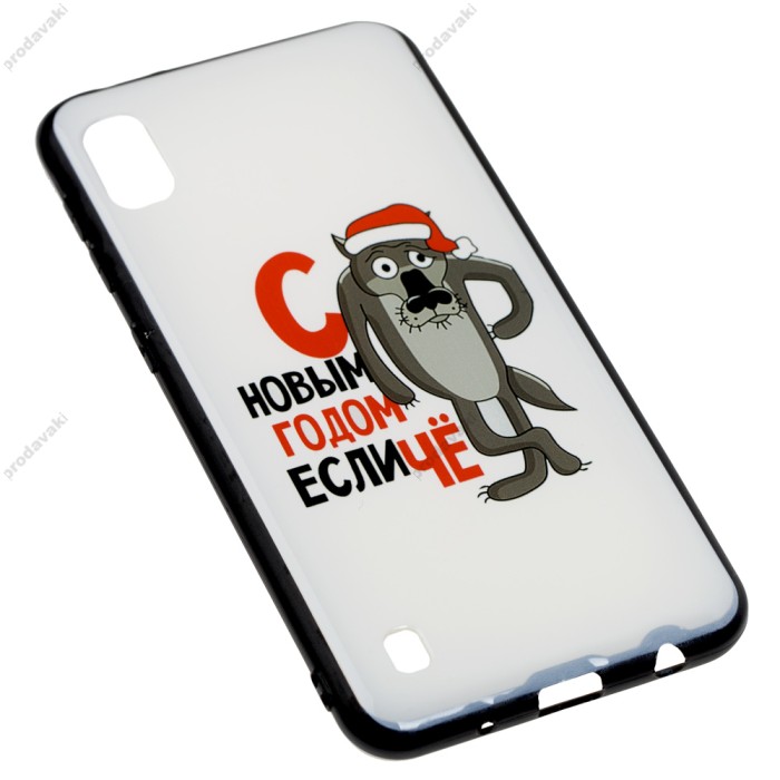 Чохол для Samsung Galaxy A10 (A105) print + popsocket "вовк"