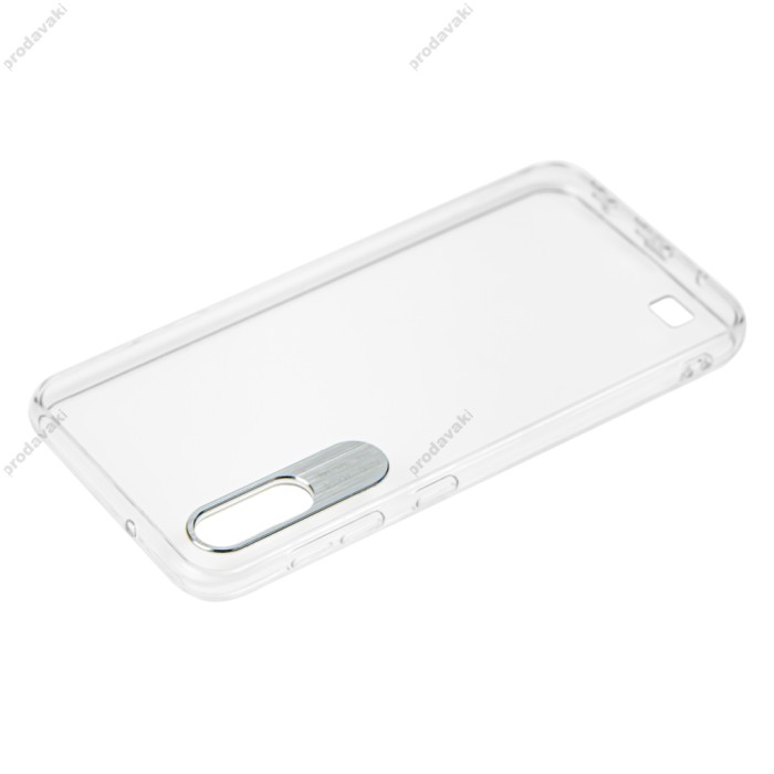 Чохол Samsung Galaxy A10 (A105) Epic clear прозрачный/серебристый