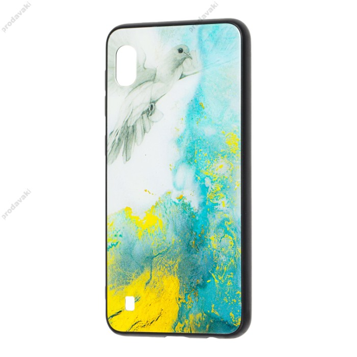Чохол для Samsung Galaxy A10 (A105) Marble "голуб"