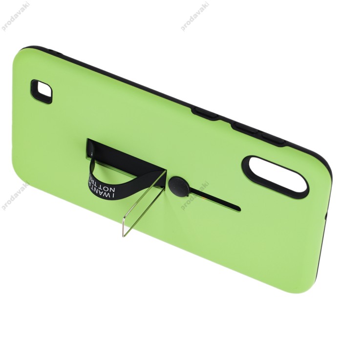 Чохол Samsung Galaxy A10 (A105) Kickstand зелений