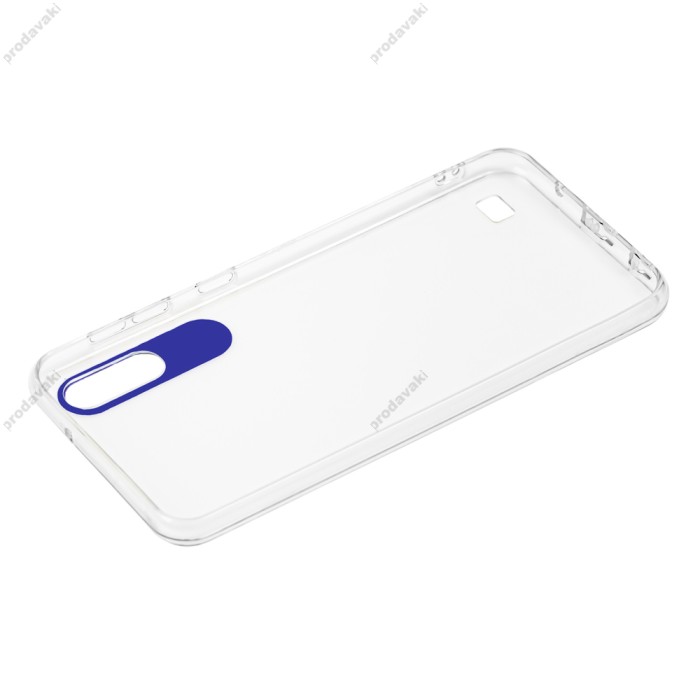 Чохол Samsung Galaxy A10 (A105) Epic clear прозрачный/синий