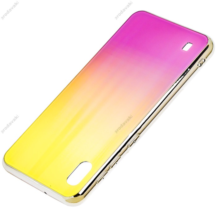 Чохол для Samsung Galaxy A10 (A105) Aurora glass жовтий