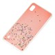 Чохол для Samsung Galaxy A10 (A105) glitter star цукерки рожевий