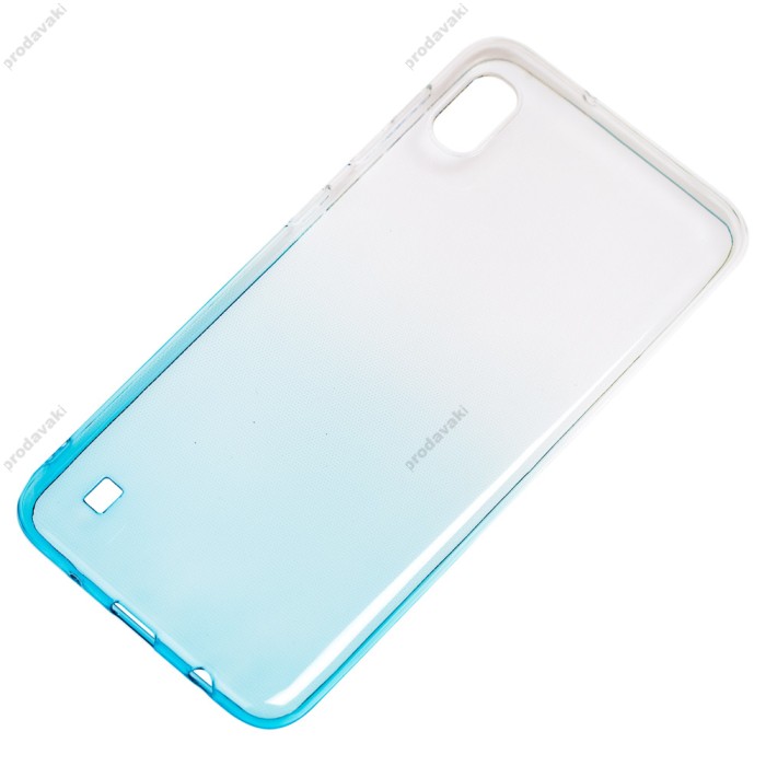 Чохол Samsung Galaxy A10 (A105) Gradient Design біло-бірюзовий