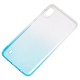 Чохол Samsung Galaxy A10 (A105) Gradient Design біло-бірюзовий