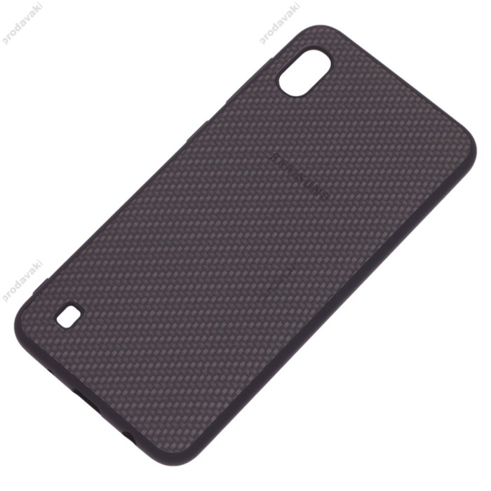 Чохол Samsung Galaxy A10 (A105) Carbon чорний