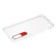 Чохол Samsung Galaxy A10 (A105) Epic clear прозрачный/красный