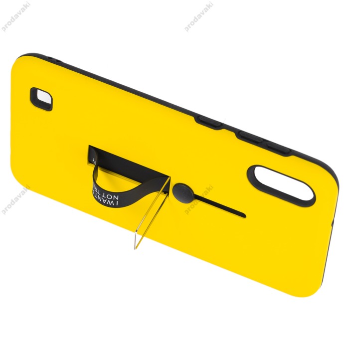 Чохол Samsung Galaxy A10 (A105) Kickstand жовтий