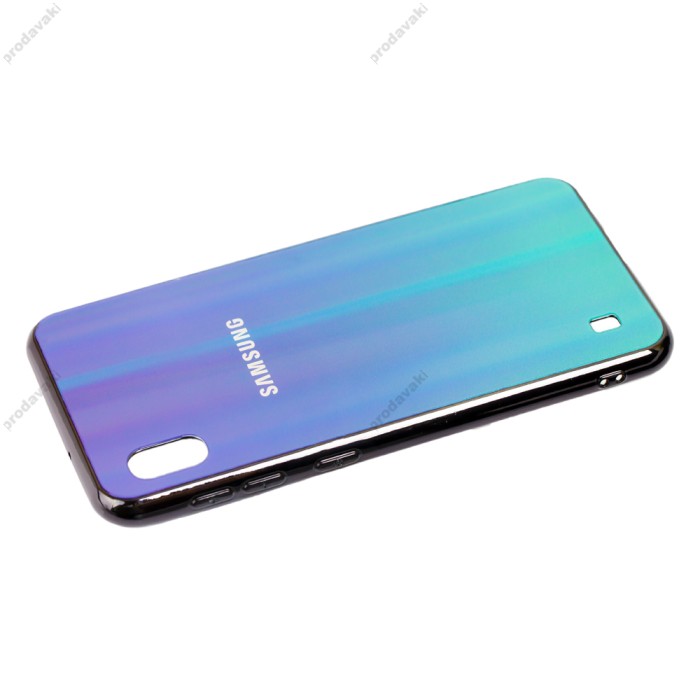 Чохол Samsung Galaxy A10 (A105) Aurora з лого чорний