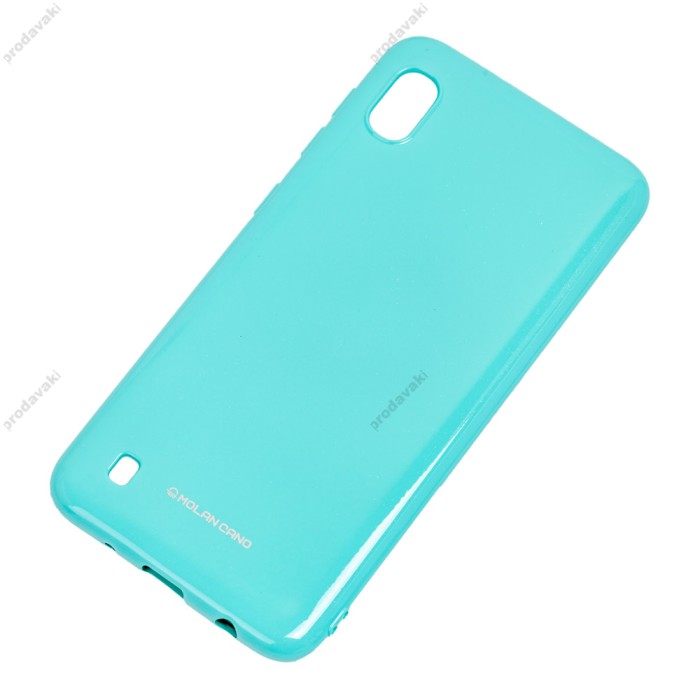 Чохол Samsung Galaxy A10 (A105) Molan Cano глянець бірюзовий