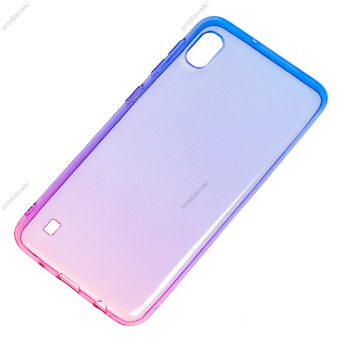 Чохол Samsung Galaxy A10 (A105) Gradient Design рожево-блакитний