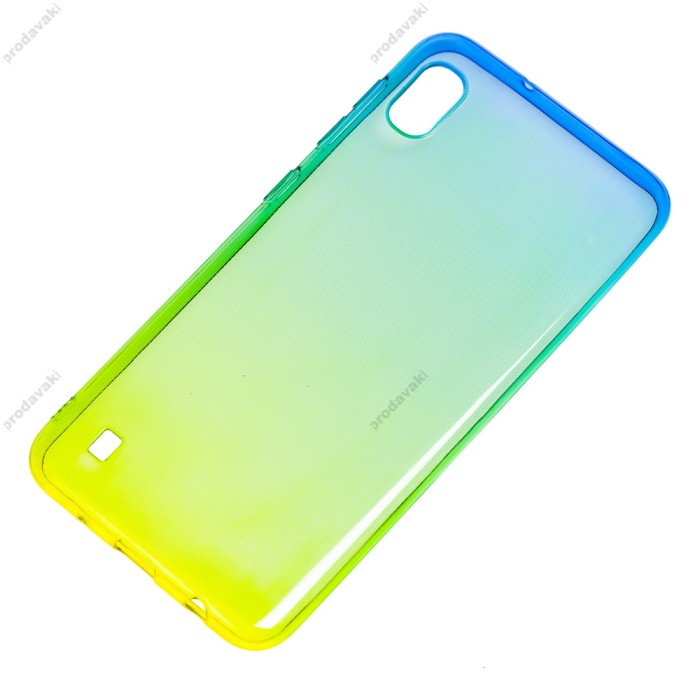 Чохол Samsung Galaxy A10 (A105) Gradient Design жовто-зелений
