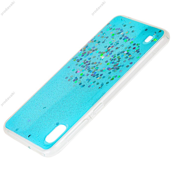Чохол для Samsung Galaxy A10 (A105) glitter star цукерки м'ятний