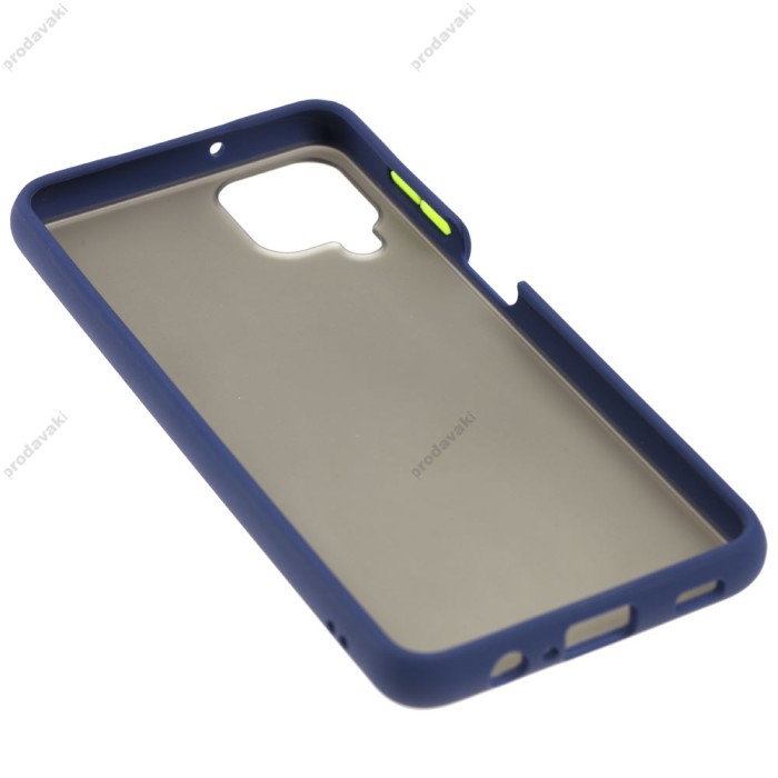 Чохол для Samsung Galaxy A12 (A125) LikGus Maxshield синій