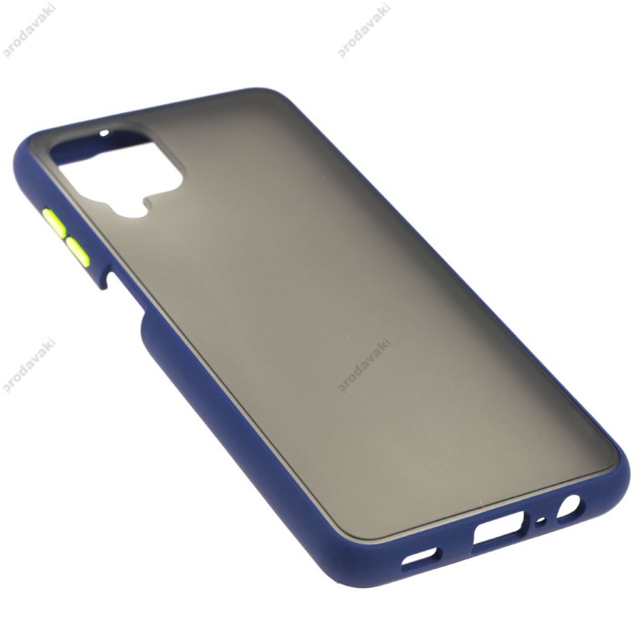 Чохол для Samsung Galaxy A12 (A125) LikGus Maxshield синій