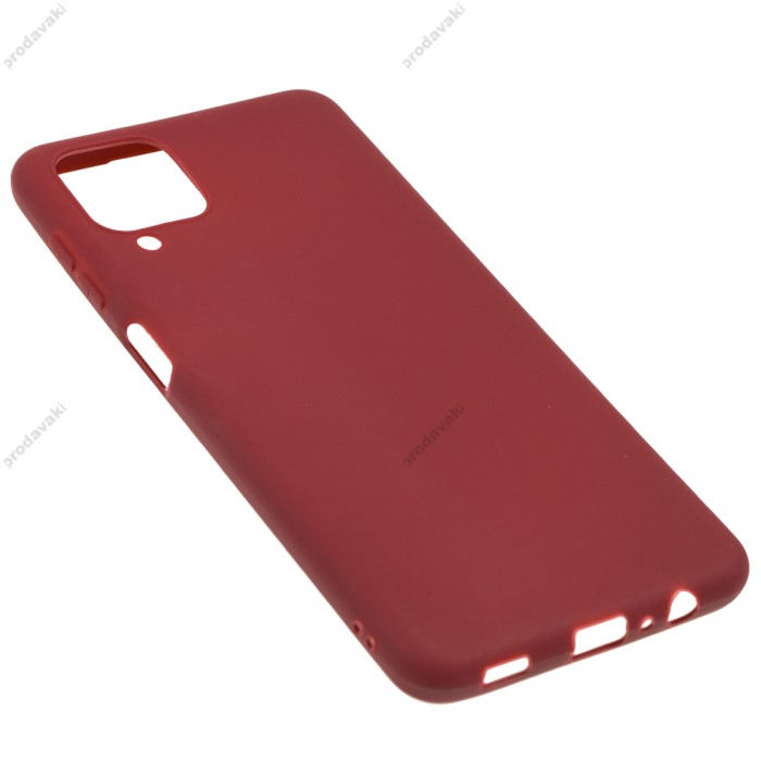Чехол для Samsung Galaxy A12 (A125) Candy бордовый