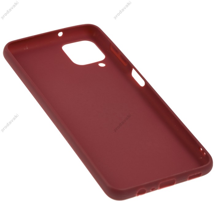 Чехол для Samsung Galaxy A12 (A125) Candy бордовый