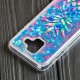 Чохол для Samsung Galaxy A6 2018 (A600) Блиск вода рожевий синій "ананас"