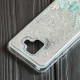 Чохол для Samsung Galaxy A6 2018 (A600) Блиск води сріблястий "листя"