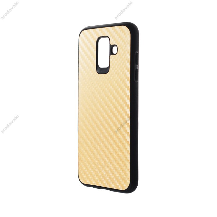 Чохол для Samsung Galaxy A6 2018 (A600) hard carbon золотистий
