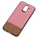 Чохол для Samsung Galaxy A6 2018 (A600) Hard Textile рожево-коричневий