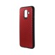 Чохол для Samsung Galaxy A6 2018 (A600) hard carbon бордовий