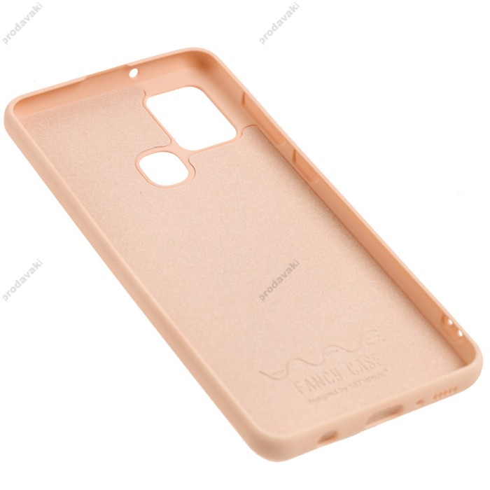 Чохол для Samsung Galaxy A21s (A217) Wave Fancy cats / pink sand