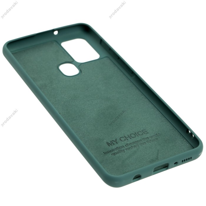 Чохол Samsung Galaxy A21s (A217) Silicone Full зелений / pine green