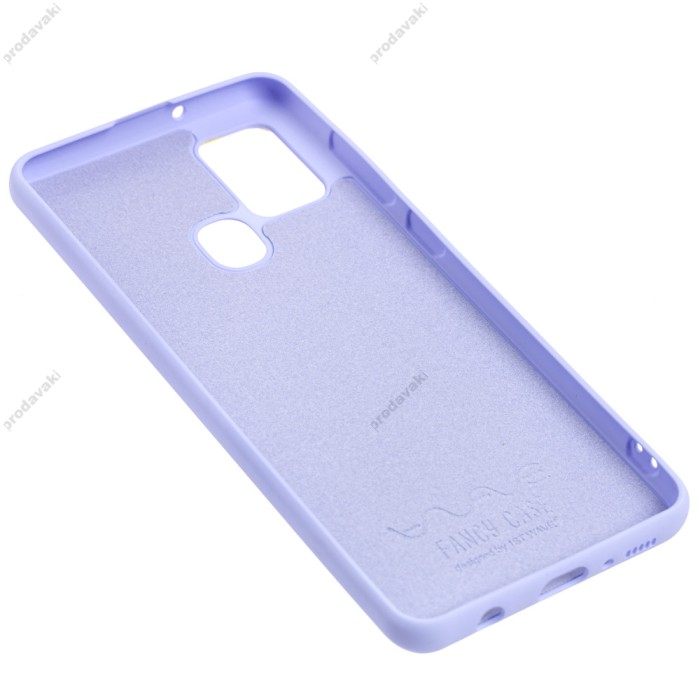 Чохол для Samsung Galaxy A21s (A217) Wave Fancy autumn bears / light purple
