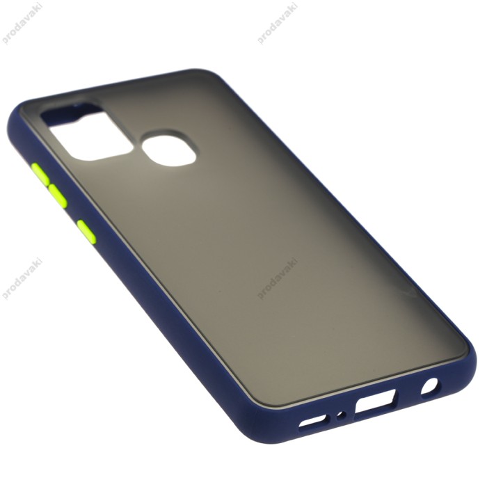 Чохол для Samsung Galaxy A21s (A217) LikGus Maxshield синій