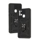 Чохол для Samsung Galaxy A21s (A217) Serge Ring Armor ударостійкий чорний