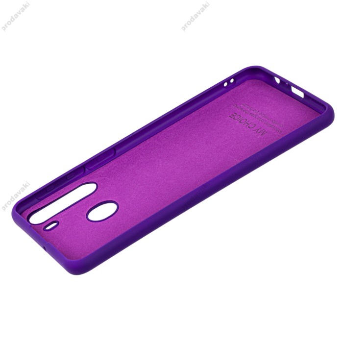 Чохол для Samsung Galaxy A21 (A215) Silicone Full фіолетовий
