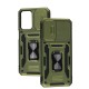 Чохол для Samsung Galaxy A23 (A235) Camshield Army Ring оливковий / army green