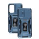 Чохол для Samsung Galaxy A23 (A235) Camshield Army Ring блакитний / light blue