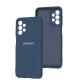 Чохол Samsung Galaxy A23 (A235) Full camera синій / navy blue