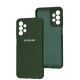 Чохол Samsung Galaxy A23 (A235) Full camera зелений / dark green