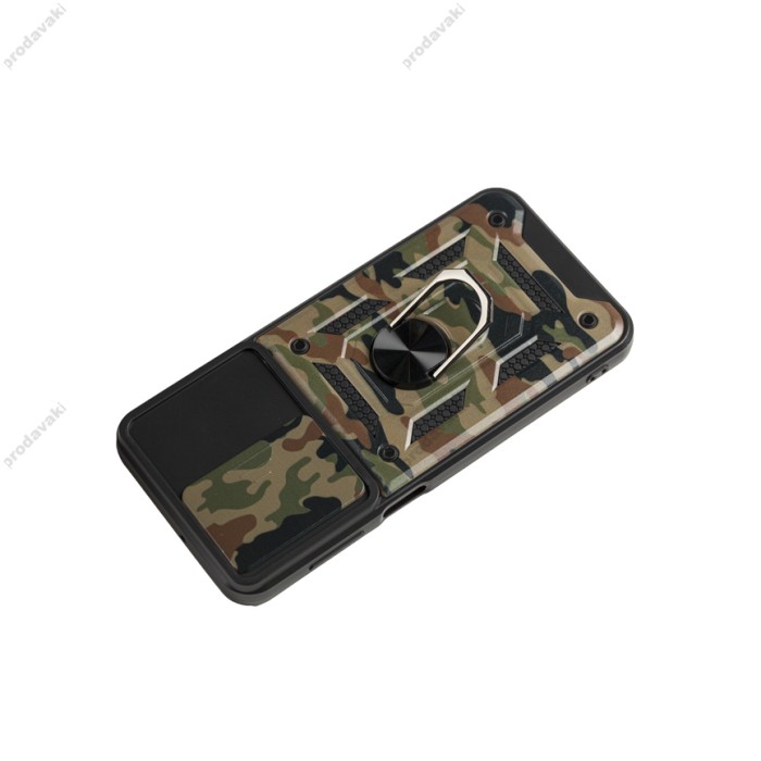 Чохол для Samsung Galaxy A23 (A235) Serge Ring Armor ударостійкий army brown