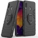 Чохол для Samsung Galaxy A20/A30 Transformer Ring удароміцний з кільцем чорний