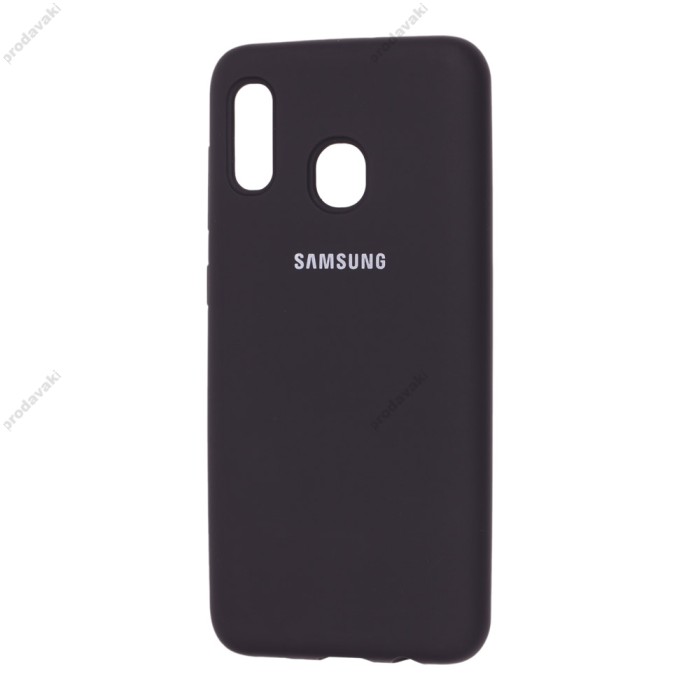 Чохол Samsung Galaxy A20 / A30 Silicone Full чорний