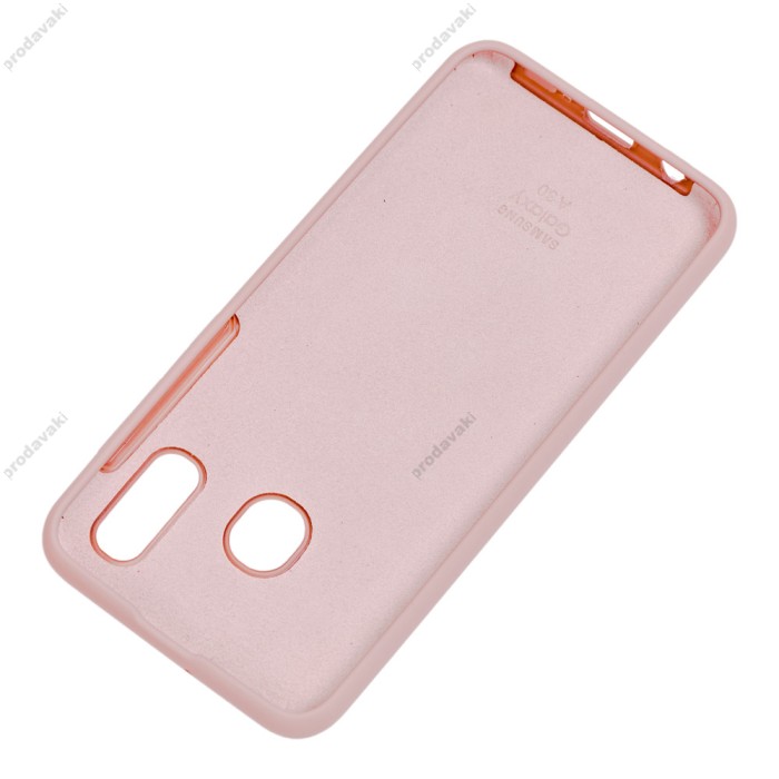 Чохол для Samsung Galaxy A20/A30 Silicone Full pink sand