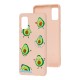 Чохол для Samsung Galaxy A41 (A415) Wave Fancy sports avocado / pink sand