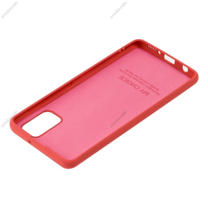 Чохол Samsung Galaxy A41 (A415) Silicone Full кораловий