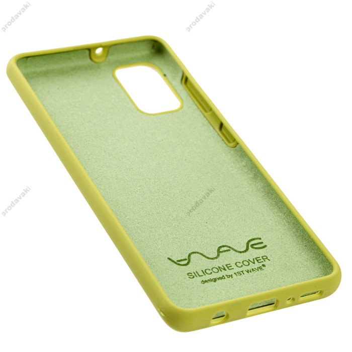 Чохол Samsung Galaxy A41 (A415) Wave Full зелений лайм