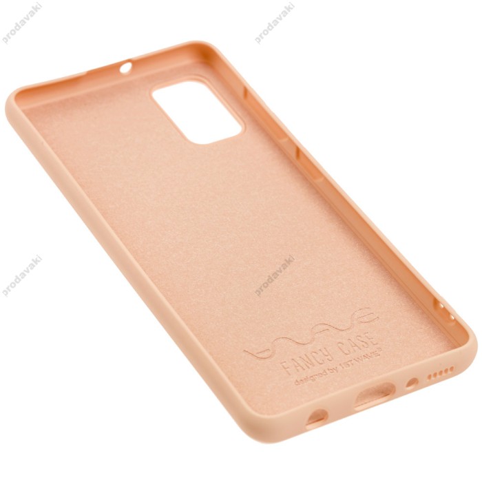 Чохол для Samsung Galaxy A41 (A415) Wave Fancy laika spaceman / pink sand